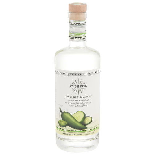 21Seeds Tequila, Cucumber Jalapeno, Blanco