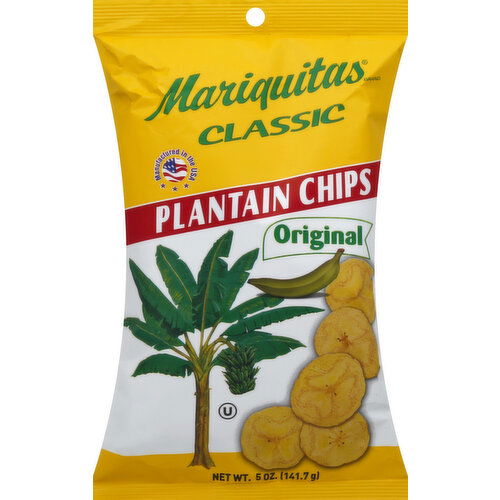 Mariquitas Plaintain Chips, Classic, Original