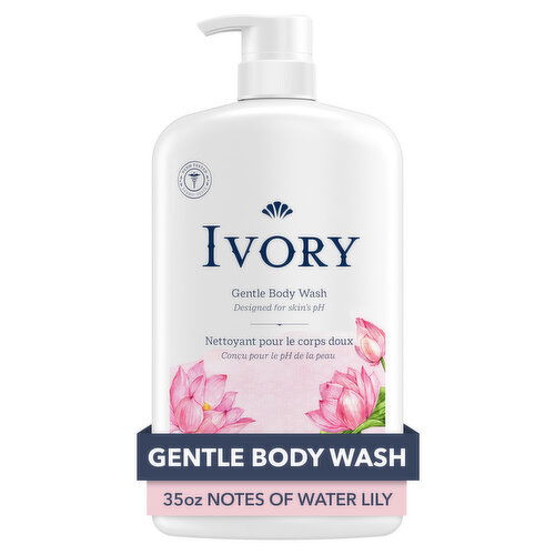Ivory Gentle Body Wash, Water Lily Scent