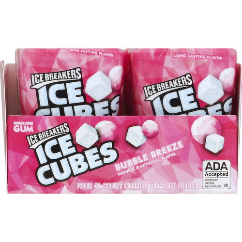 Ice Breakers Gum, Sugar Free, Bubble Breeze