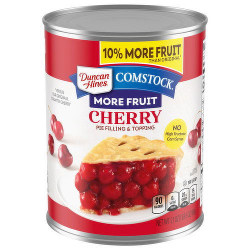 Duncan Hines Comstock More Fruit Cherry Pie Filling and Topping