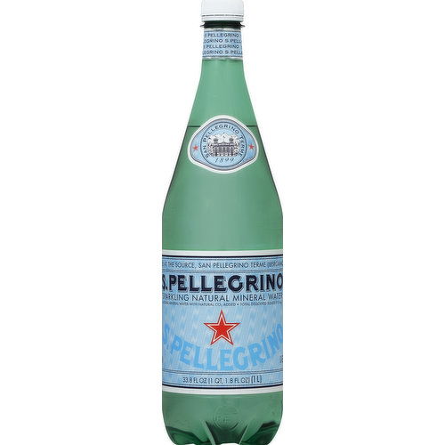 San Pellegrino Sparkling Water, Natural Mineral