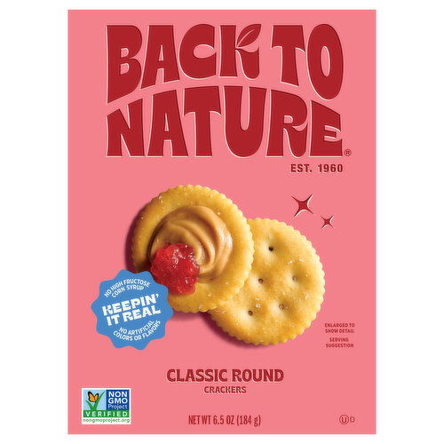 Back to Nature Classic Round Crackers