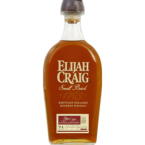 Elijah Craig Whiskey, Kentucky Straight Bourbon