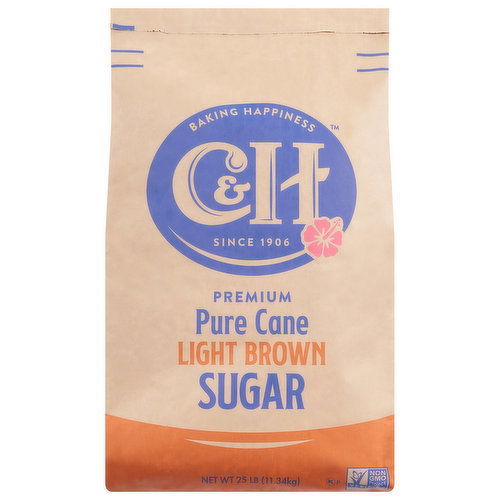 C&H Sugar, Light Brown, Pure Cane, Premium