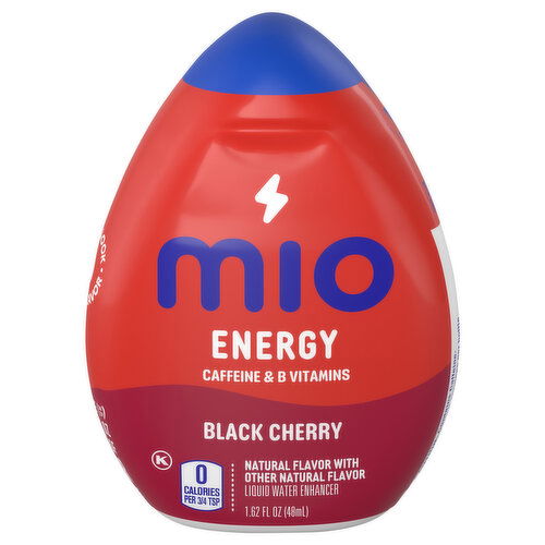 MiO Liquid Water Enhancer, Black Cherry, Energy