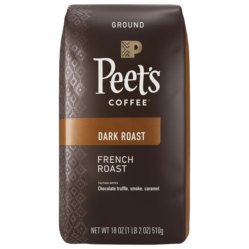 Peet's Coffee Coffee, Ground, Dark Roast, French Roast