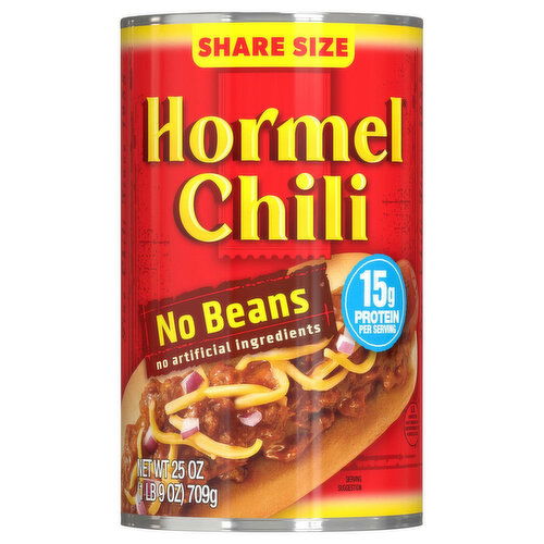 Hormel Chili No Beans Chili Share Size