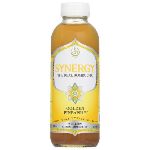 Synergy Kombucha, Golden Pineapple