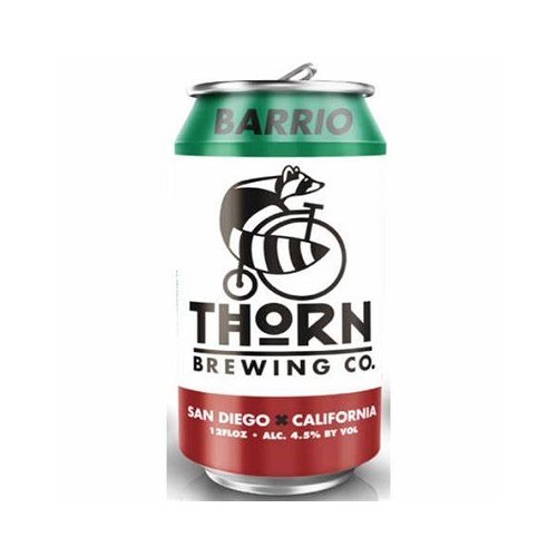 Thorn Brewing Barrio Lager, 12 oz