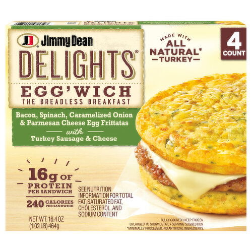 Jimmy Dean The Breadless Breakfast Egg'wich