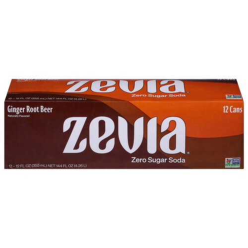 Zevia Zero Sugar Ginger Root Beer