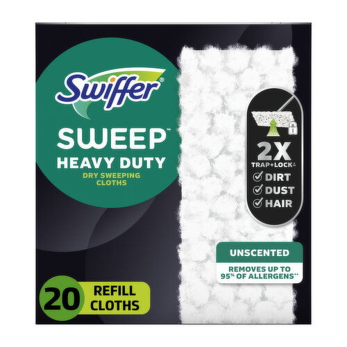 Swiffer Sweeper Heavy Duty Dry Multi-Surface Cloth Refills
