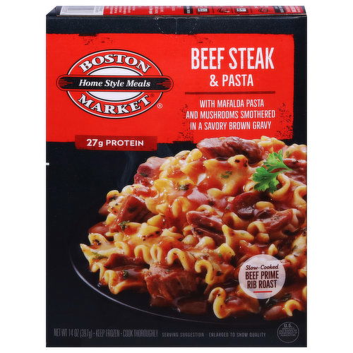 Boston Market Beef Steak & Pasta