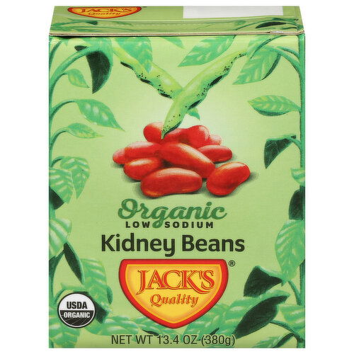 Jack's Quality Organic Low Sodium Kidney Beans