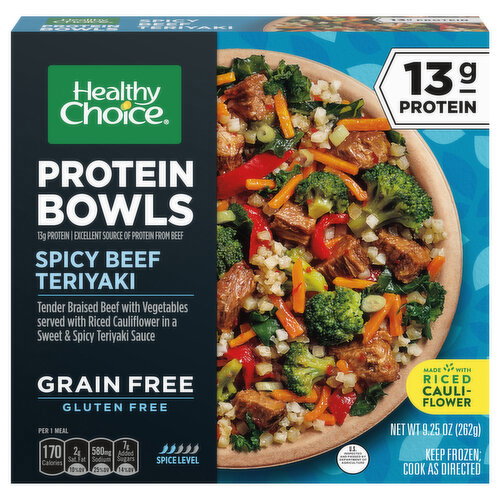 Healthy Choice Grain Free Spicy Beef Teriyaki Image 1 of 6