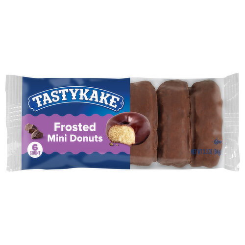 Tastykake 6 CHOC MN DON 3.3 OZ
