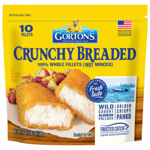 Gorton's Crunchy Breaded Fish Fillets