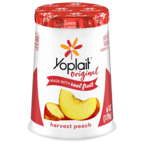 Yoplait Low Fat Harvest Peach Yogurt Image 1 of 6