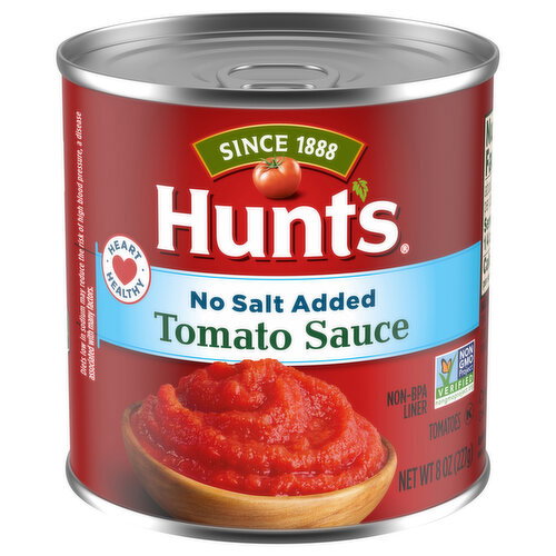 Hunt's No Salt Added Tomato Sauce Image 1 of 4