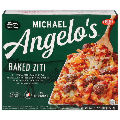 Michael Angelo's Ziti, Baked, Large Family Size Image 1 of 6