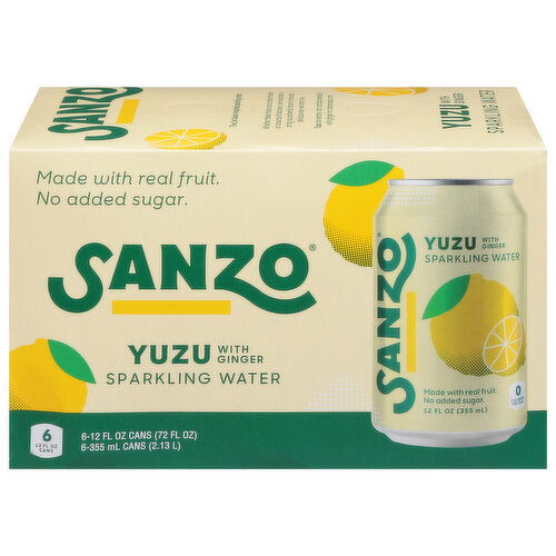 Sanzo Sparkling Water, Yuzu with Ginger