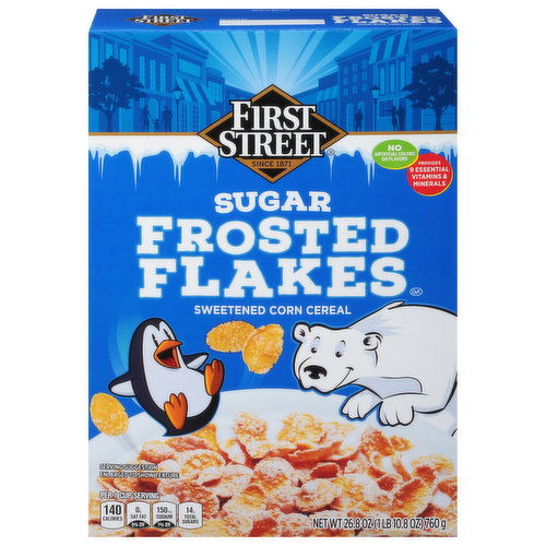 First Street Cereal, Sugar Frosted Flakes