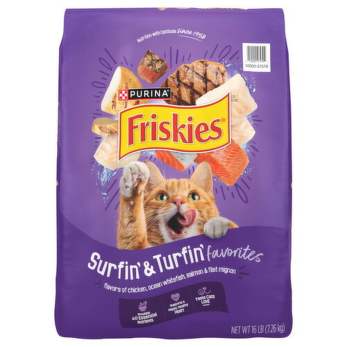Friskies Surfin' & Turfin' Favorites Cat Food Image 1 of 5