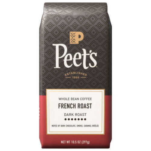 Peet's Whole Bean Dark Roast French Roast Coffee