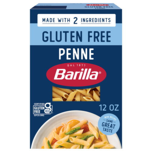 Barilla Gluten Free Penne Pasta - Non-GMO Gluten Free Pasta Made with Blend of Corn & Rice - Vegan Pasta