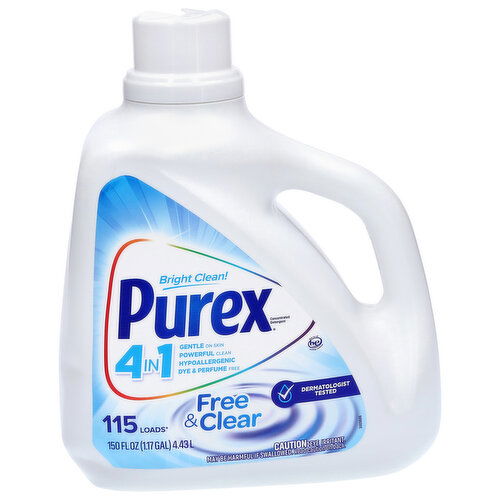 Purex 4 in 1 Concentrated Free & Clear Detergent