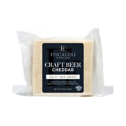 Fiscalini Craft Beer Cheddar, 6 oz