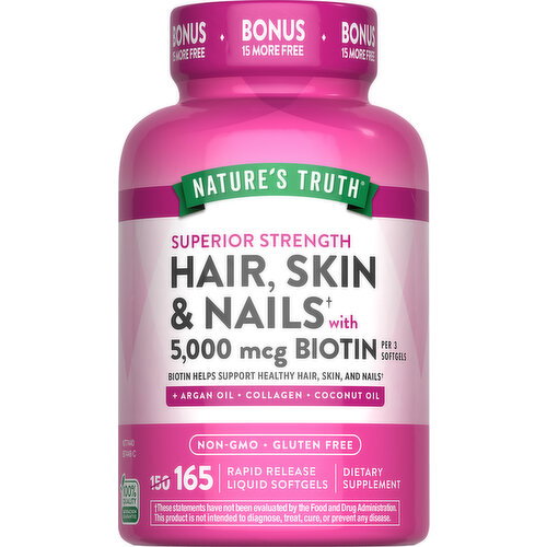 Nature's Truth Hair, Skin, Nails w/Biotin