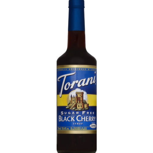 Torani Syrup, Sugar Free, Black Cherry