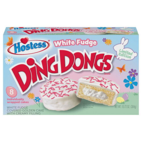 Hostess White Fudge Ding Dongs