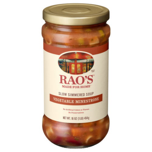 Rao's Made for Home Slow Simmered Vegetable Minestrone Soup Image 1 of 6
