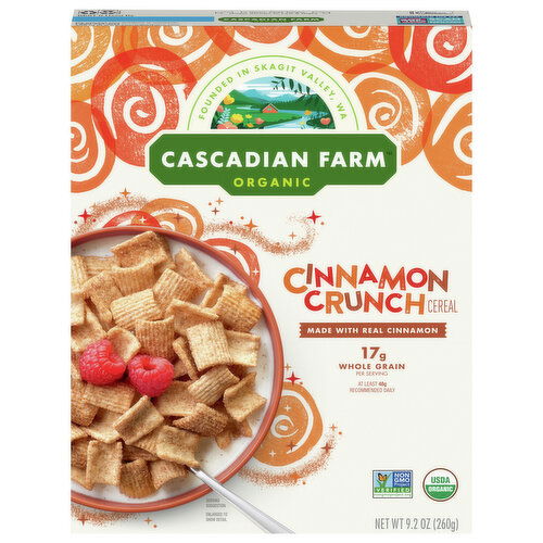 Cascadian Farm Cinnamon Crunch Cereal