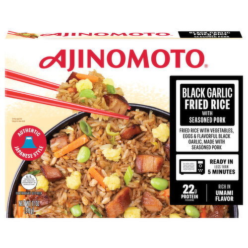 Ajinomoto Japanese Style Black Garlic Fried Rice with Seasoned Pork Image 1 of 6