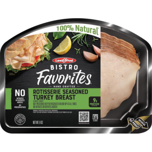Land O'Frost Bistro Favorites Rotisserie Seasoned Turkey Breast Image 1 of 7