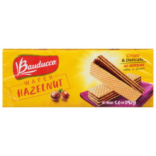 Bauducco Wafer, Crispy & Delicate, Hazelnut