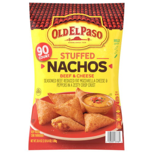 Old El Paso Stuffed Nachos Beef Cheese 90ct