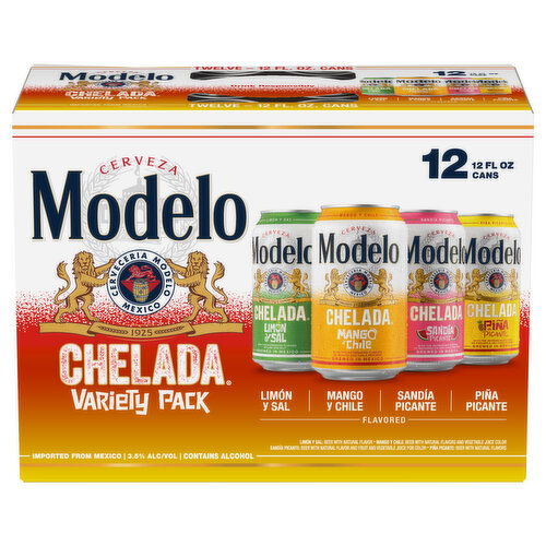 Modelo Chelada Assorted Beer Variety Pack