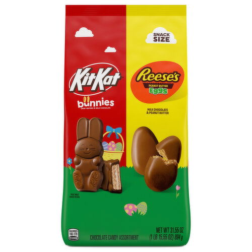 Hershey's Bunnies/Eggs Chocolate Snack Size Candy Assortment