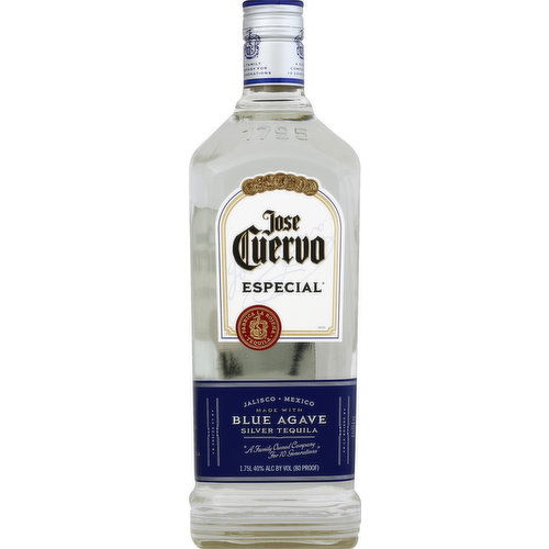 Jose Cuervo Tequila, Silver, Blue Agave