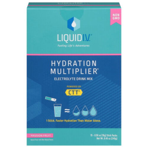 Liquid I.V. Electrolyte Drink Mix, Passion Fruit