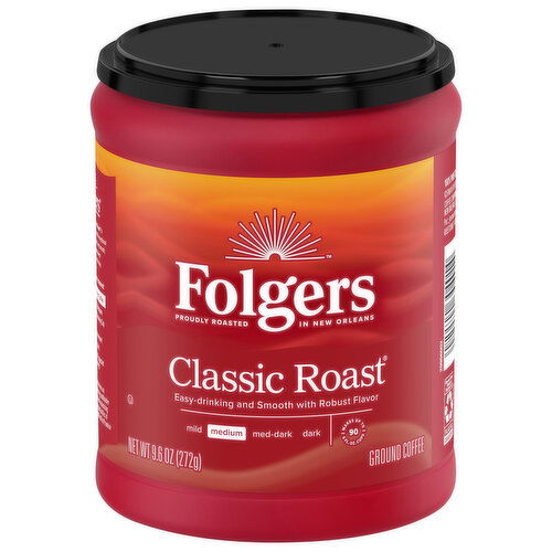 Folgers Ground Medium Classic Roast Coffee
