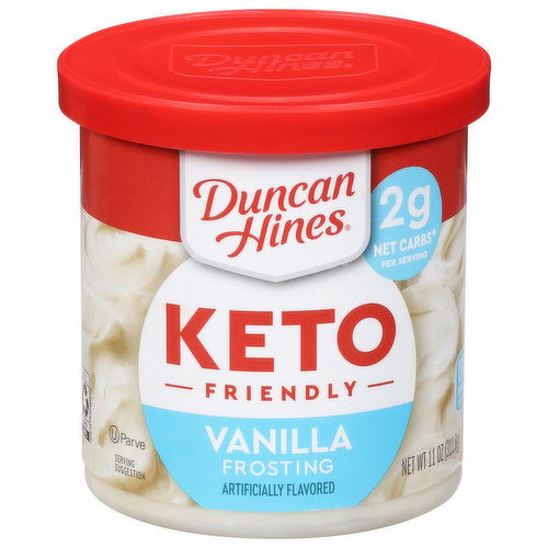 Duncan Hines Frosting, Keto Friendly, Vanilla