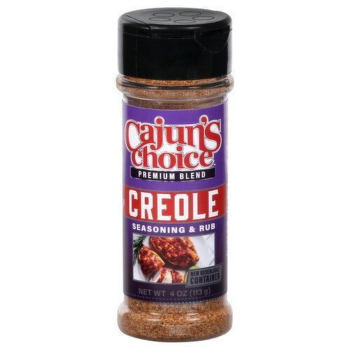 Cajun's Choice Seasoning & Rub, Creole