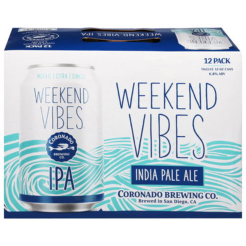 Coronado Brewing Co. Beer, India Pale Ale, Weekend Vibes