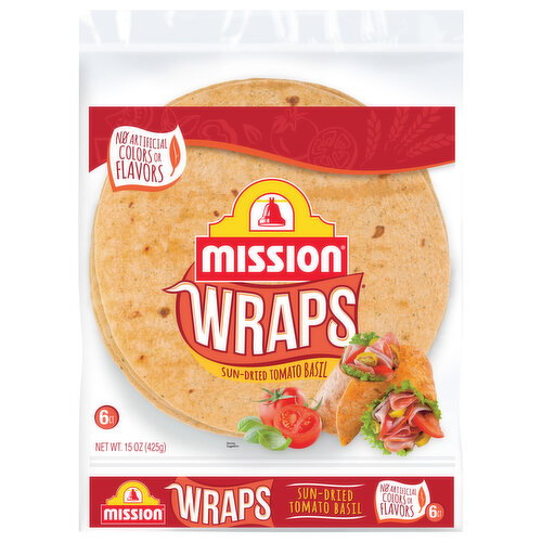 Mission Sundried Tomato Basil Wraps